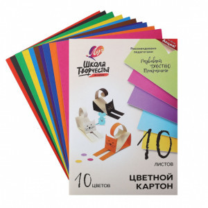 Set CARTON COLOR 10 cul. Школа творчества