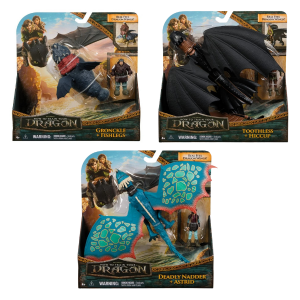 Set figurine Cum sa iti dresezi dragonul: Dragon si Viking (as.) 6072587