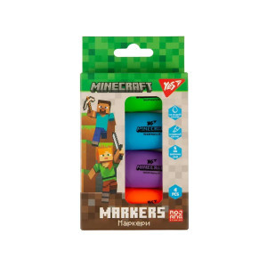 Set markator text Yes Minecraft 4 pcs 391095