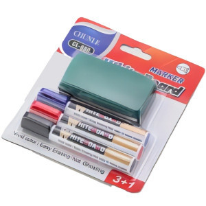 Set markator p u tabla 3 cul. cu bureta KPD071503