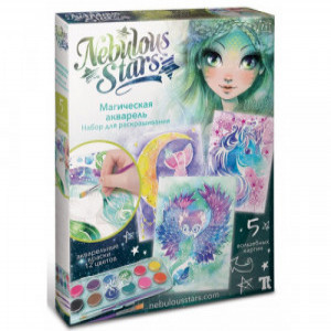 Set p u fete 11105 Nebulous Stars Watercolor