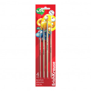 Set pensule 61854 ErichKrause Jolly Friends 4 pieces (in blister) (12)