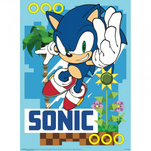 Set Poster Pyramid PPB35404 Sonic The Hedgehog (Sonic &amp; Team) Box