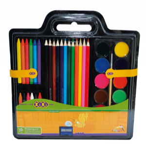 ZB 6400 Set p u creatie (acuarela, creioane color, creioane color de ceara,pensula, ascutitoare)