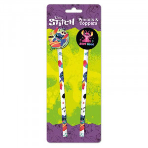 Set rechizite Pyramid SR74408 Lilo And Stitch Pencils (Acid Pops) Pencils And Toppers 2Pk