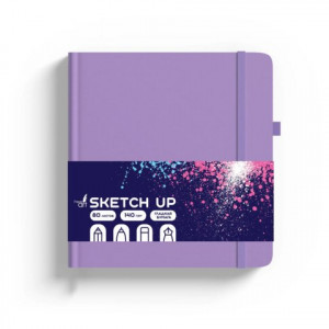 Sketchbook 140x140 80f SKETCH UP. Фиалковый СК5805333 piele artif. Buzunar