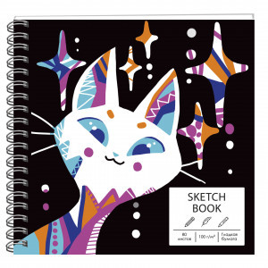 Sketchbook 80f ТС805293 Яркий кот (Эксклюзив) 195x195 alb