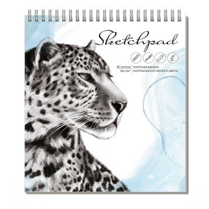 Sketchpad Bloc alb 80 foi 155x180 ЛЕОПАРД 62107