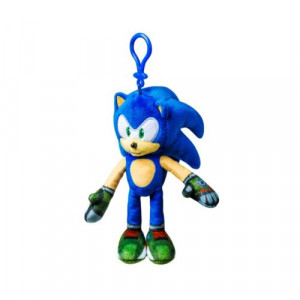 Sonic Prime - Jucarie de plus cu agatatoare, 15 cm S1 SON7202