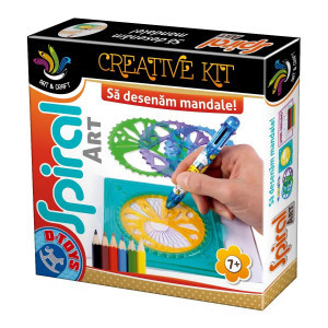 Spiral Art &ndash; Joc creativ de realizat spirale si mandale 73969