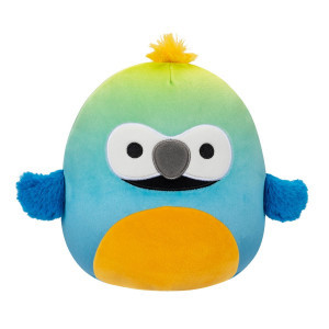 SQCR04120 Jucarie de plus 19 cm Macaw albastru-galben - Baptise, Squishmallows