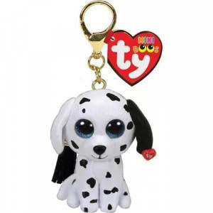 TY25069 BB FETCH - white dog, 6.5 cm