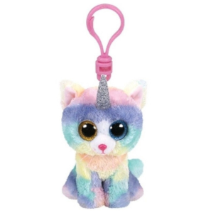 TY35232 Breloc — Pisicuta multicolor Heather 12 см (Beanie Boos)