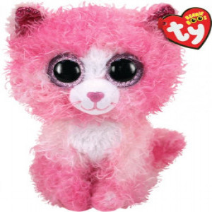 TY36479 BB REAGAN pink cat with curly hair 24 cm