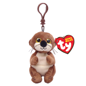 TY43101 Breloc &ndash; Vidra Mitch 12 cm (Beanie Bellies Clip)