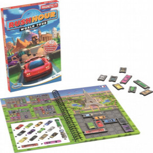 TF5560-Thinkfun-Rush Hour World Tour, joc de logica magnetic