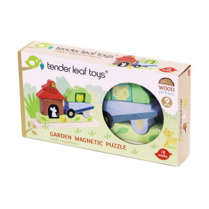 TL8455 Puzzle magnetic Gradina, din lemn premium - Garden Magnetic Puzzle 3D