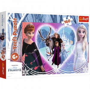 Trefl 15408 Puzzles - 160 - Joyful moments   Disney Frozen 2