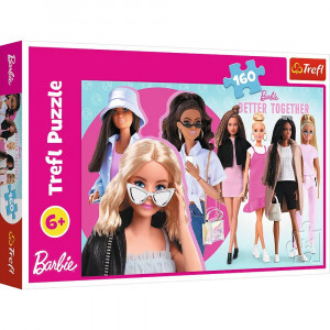 Trefl 15419 Puzzles - 160 - Barbie and her world   Mattel, Barbie