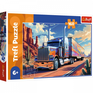Trefl 15413 Puzzles - 160 - Truck on the road