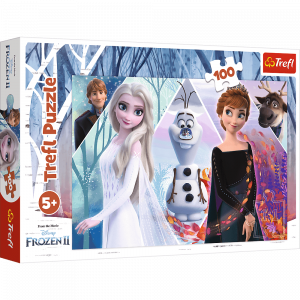 Trefl 16418 Puzzles - 100 - Enchanted Land   Disney Frozen 2