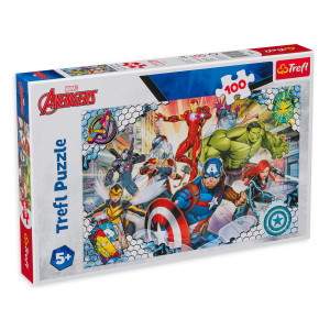 Trefl 16454 Puzzles - "100" - Famous Avengers   Disney Marvel The Avengers