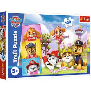Trefl 16520 Puzzles - 100 - Fearless girls / Viacom PAW Patrol_FSC Mix 70%