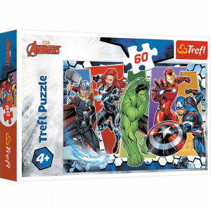 Trefl 17357 Puzzles - 60 - The Avengers Invincible   Disney Marvel The Avengers
