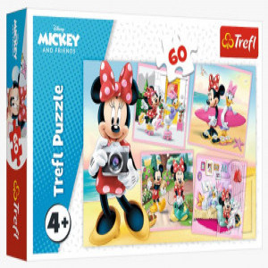 Trefl 17360 Puzzles - 60 - Lovely Minnie   Disney Minnie