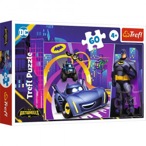 Trefl 17400 Puzzles - "60" - Batman and his vehicles / Warner Batwheels