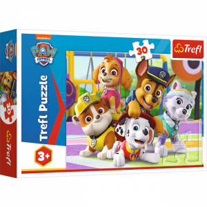 Trefl 18286 Puzzles - 30 - Paw Patrol always on time   Vaicom PAW Patrol