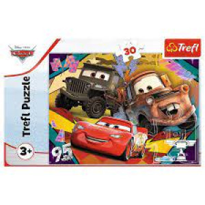 Trefl 18293 Puzzles - "30" - Speeding cars   Disney Cars 3
