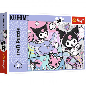 Trefl 18325 Puzzles - 30 - Have fun with Kuromi / Hello Kitty_FSC Mix 70%