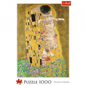 Trefl 10962 Puzzles - 1000 - Purrfect Kiss_FSC Mix 70%