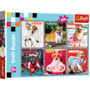 Trefl 13279 Puzzles - 200 - Happy dogs / Trefl
