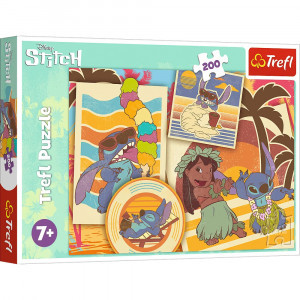 Trefl 13304 Puzzles -"200" - The musicial world of Lilo&Stitch Disney