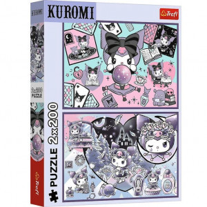 Trefl 13345 Puzzles - 2x200 - Kuromis mischiefs / Hello Kitty