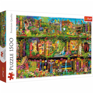 Trefl 26165 Puzzles - 1500 - Fairy bookcase