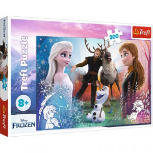 Trefl 23006 Puzzles - 300 - Magic time /  Disney Frozen 2