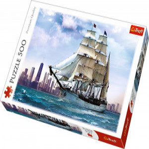 Trefl 37120 Puzzles-500-Sailing against Chicago