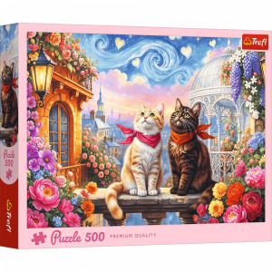 Trefl 37553 Puzzles - 500 - Purrfect Love