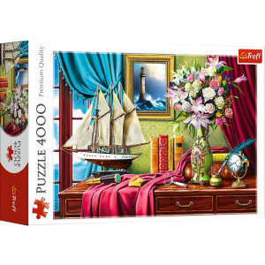Trefl 45008 Puzzles - "4000" - Explorers Desk