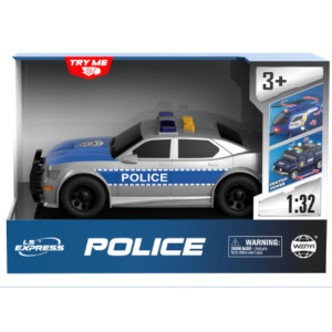 WY1151B 1:32 Masina de politie cu frictiune (lumini /sunete)
