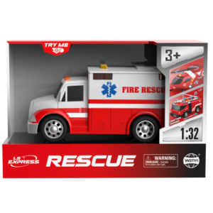 WY1109A 1:32 Masina Ambulanta cu frictiune (lumini /sunete)