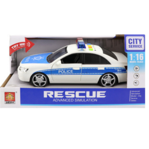 WY560A 1:16 Masina cu de politie, cu inertie (lumina / sunet)