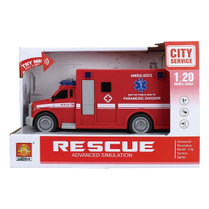 WY670B Masina Ambulanta (lumina / sunet) 1:20