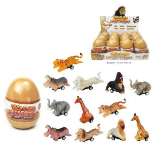 ZYX-091 Ou cu surpriza Animale salbatice cu inertie  