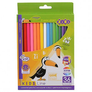 ZB.2417 Creioane colorate 36 culori, KIDS LINE (6)