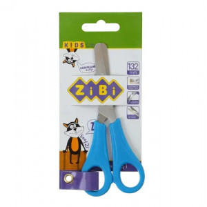ZB.5001-02 Foarfeca pentru copii 132mm cu rigla, albastru, KIDS Line (24)