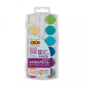 ZB.6592 Acuarela PASTEL, 12 culori KIDS Line (12)